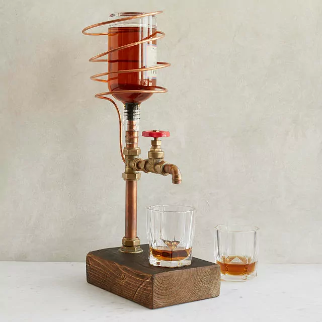 industrial style drink dispenser gift from uncommon goods