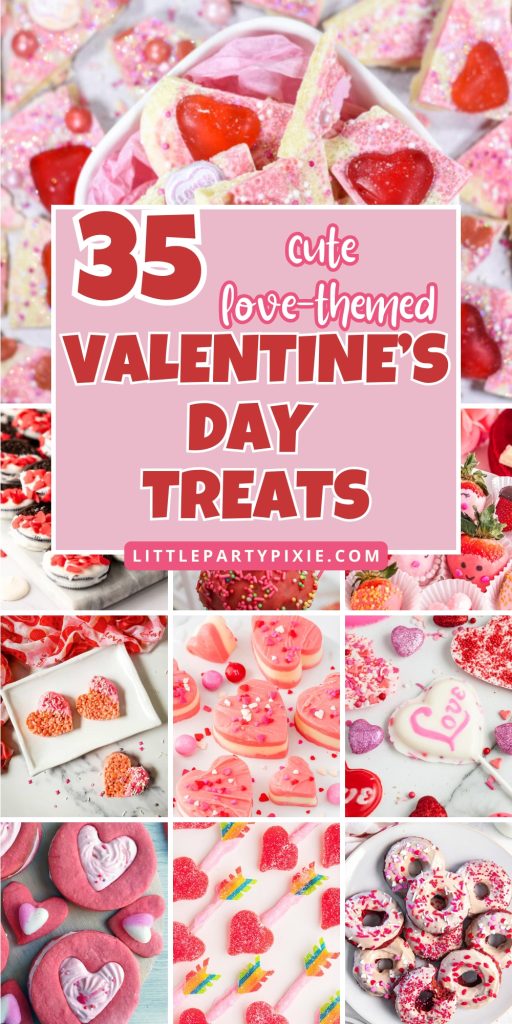 collages of images sweet treats to make for valentines day