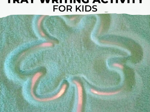 St. Patrick's Day Salt Tray Writing Activity