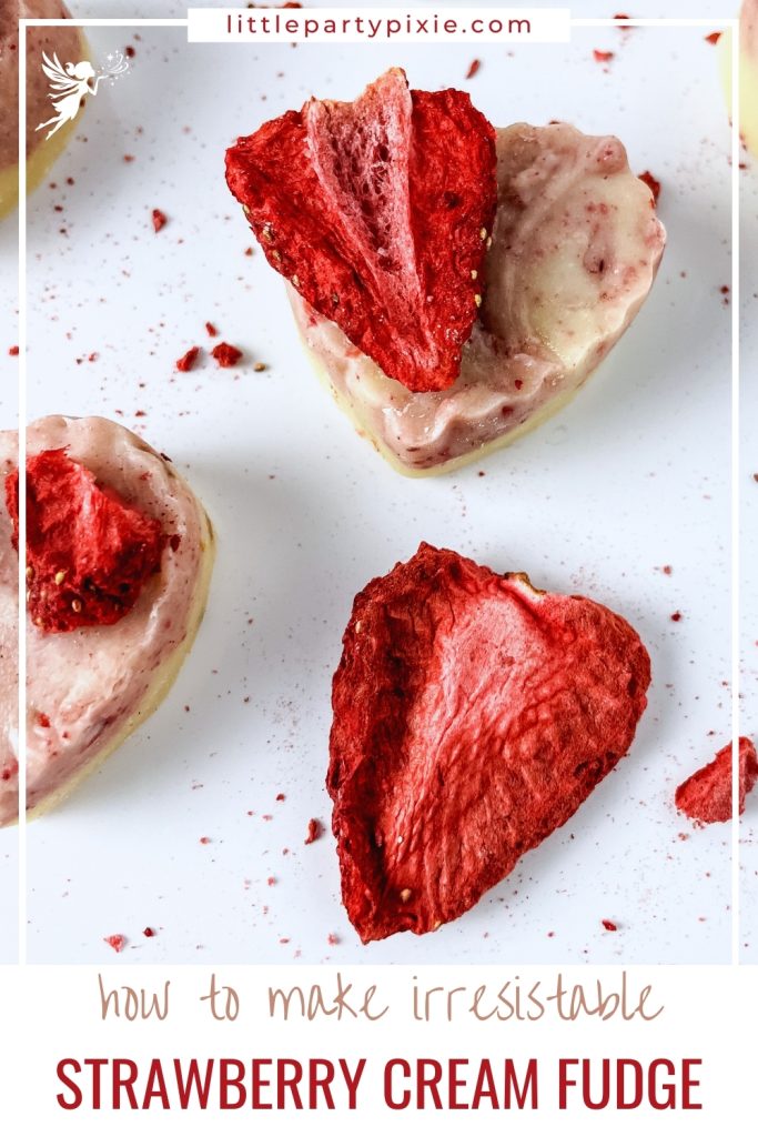 Strawberry Cream Fudge