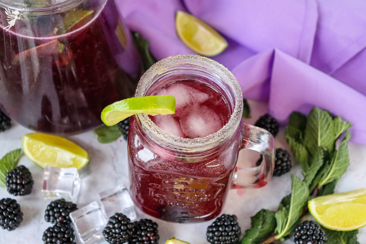 Blackberry Mojito Mocktail