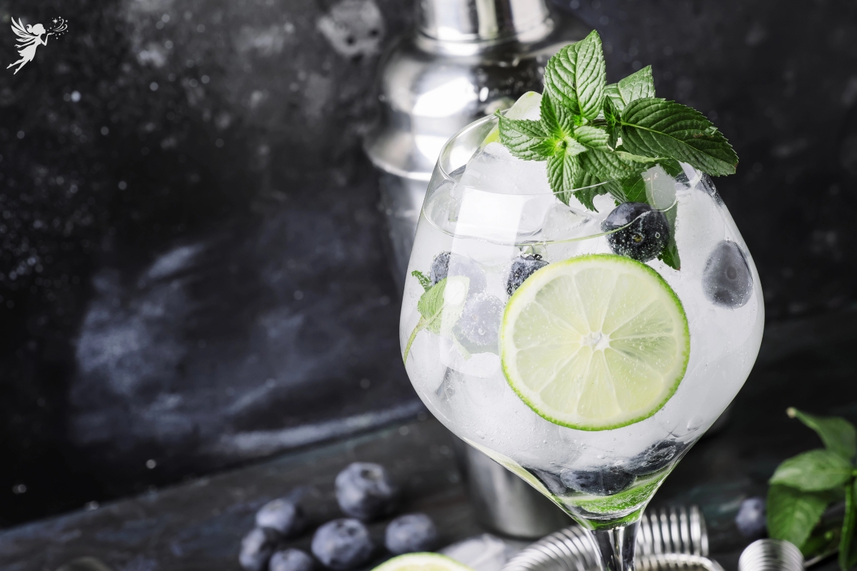 Blueberry Gin Mocktail