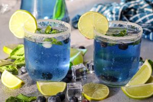 Blueberry Mojito Mocktail