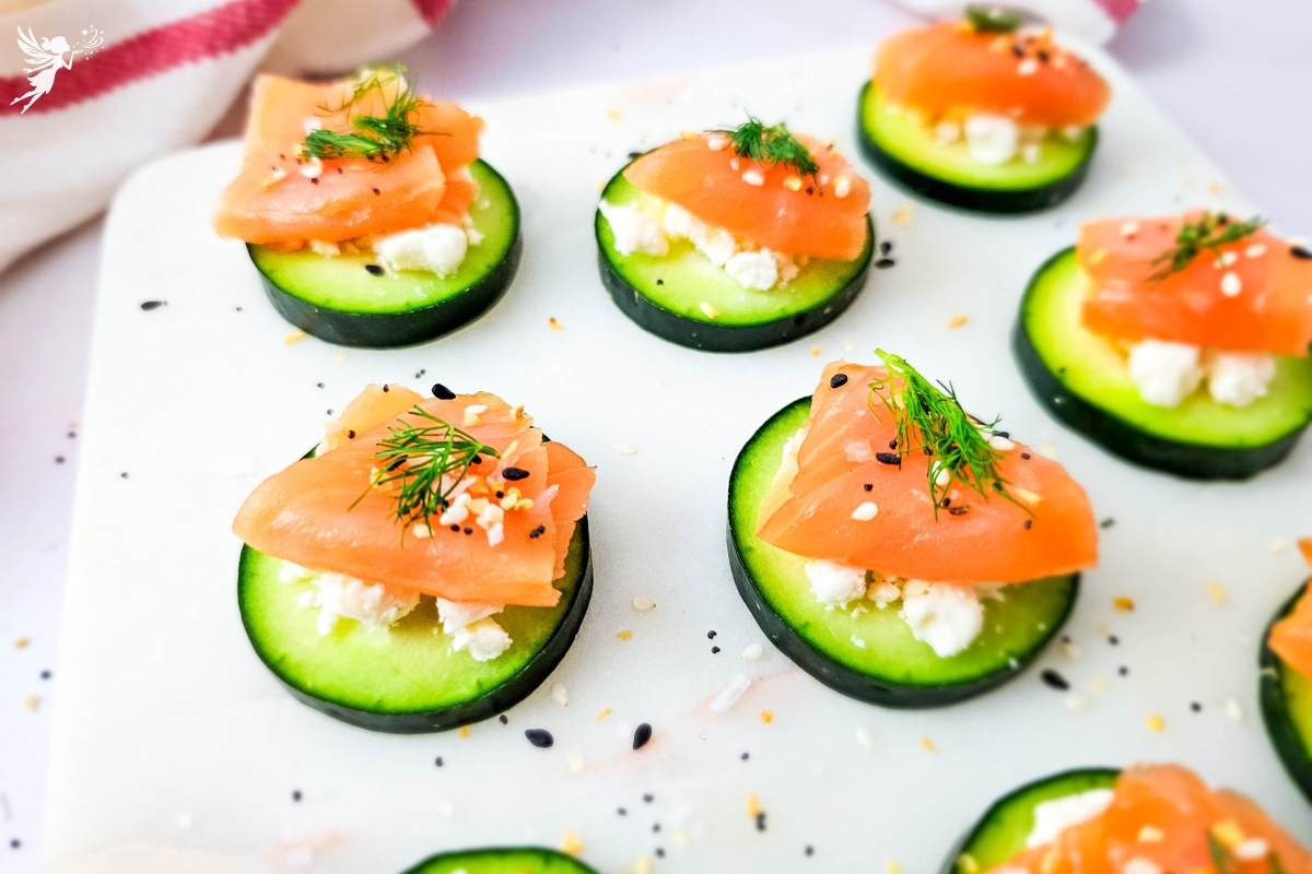 Salmon Cucumber Appetizers