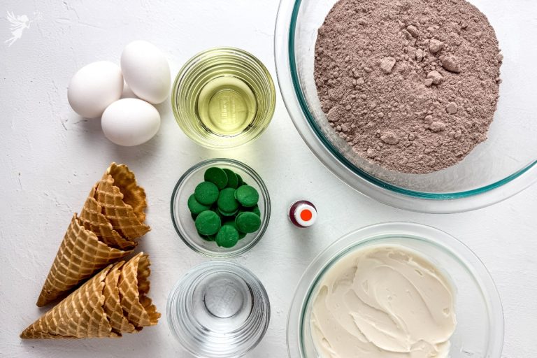 Carrot Top Cone Cupcakes