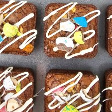 Robin Egg Brownies