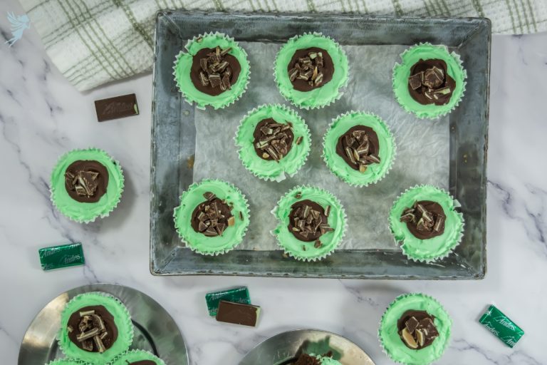 Mini Mint Cheesecakes
