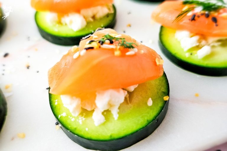 Salmon Cucumber Appetizers