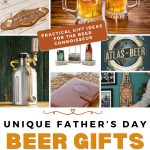 collage of beer -related gifts