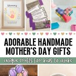 colalge of images crafts kids can make in the classroom as mothers day gifts