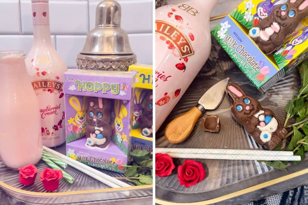 ingredients and process for making a chocolate bunny cocktail