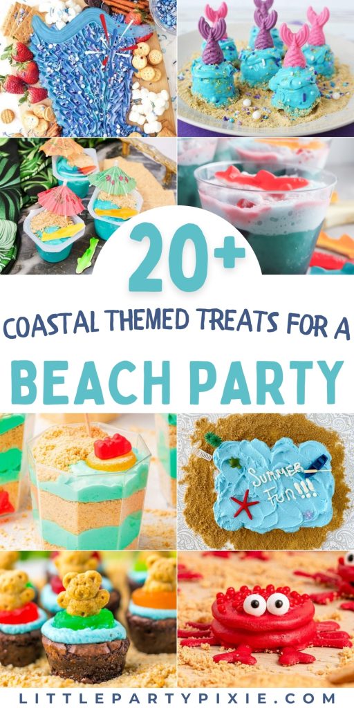 beach themed party food