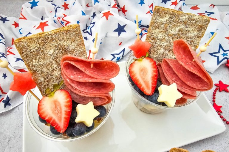 Red White Blue Charcuterie Cup