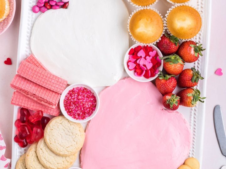 Valentine’s Day Frosting Dessert Board