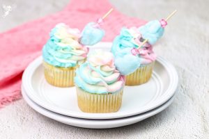 Cotton Candy Cupcakes