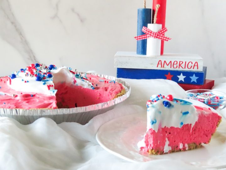 Red White Blue Tropical Patriotic Pie