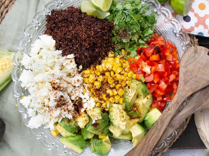 Corn and Avocado Salad with Quinoa