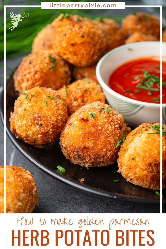 Golden Parmesan & Herb Potato Bites