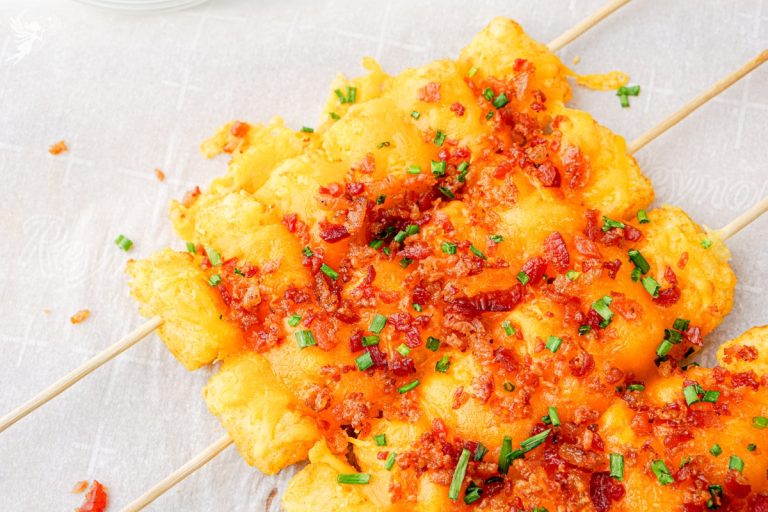Loaded Tater Tots Skewers