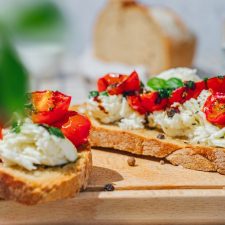 Savory Burrata Toast With Roasted Tomatoes