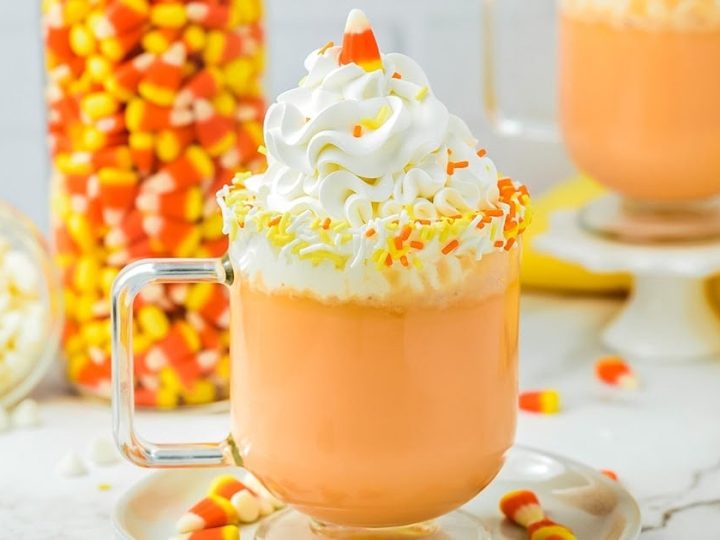 Candy Corn Hot Chocolate