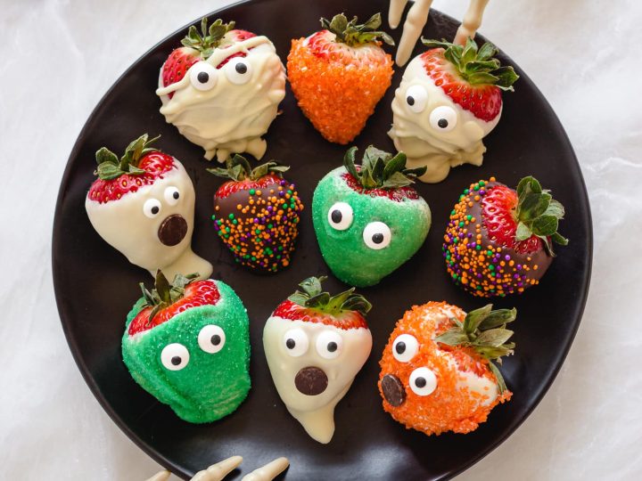 Halloween Chocolate Covered Strawberries