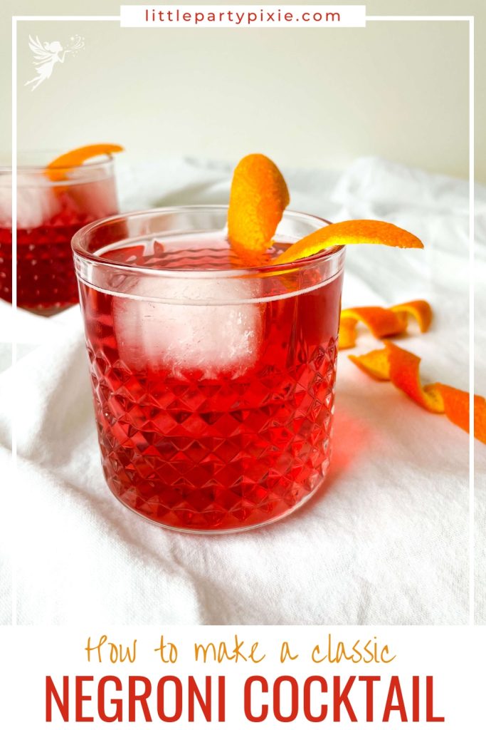 Classic Negroni Cocktail