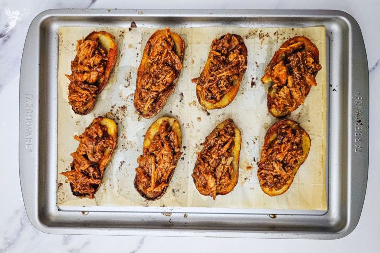 Pulled Pork Potato Skins