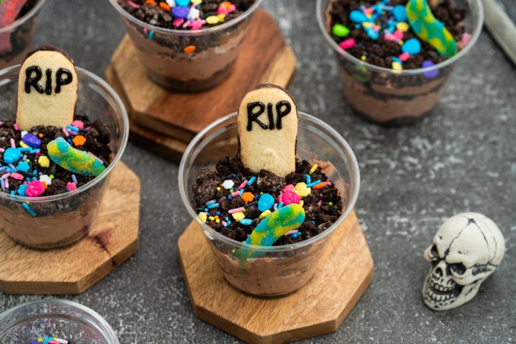 Graveyard Dirt Cake Cups