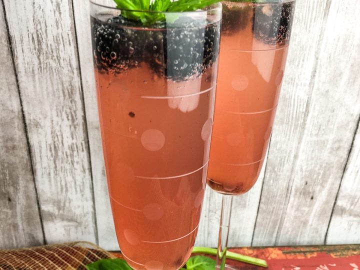 Blackberry Basil Cocktail