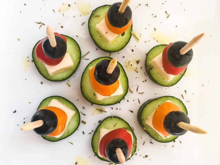 Greek Salad Skewers