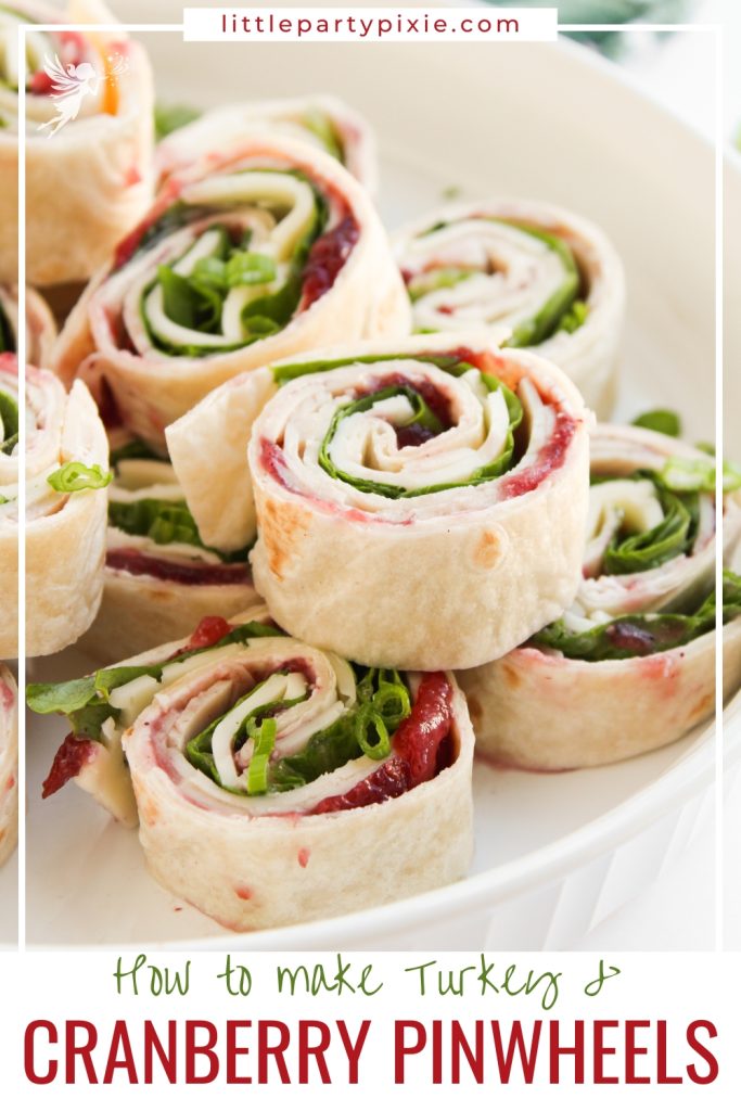 Cranberry Turkey Pinwheels