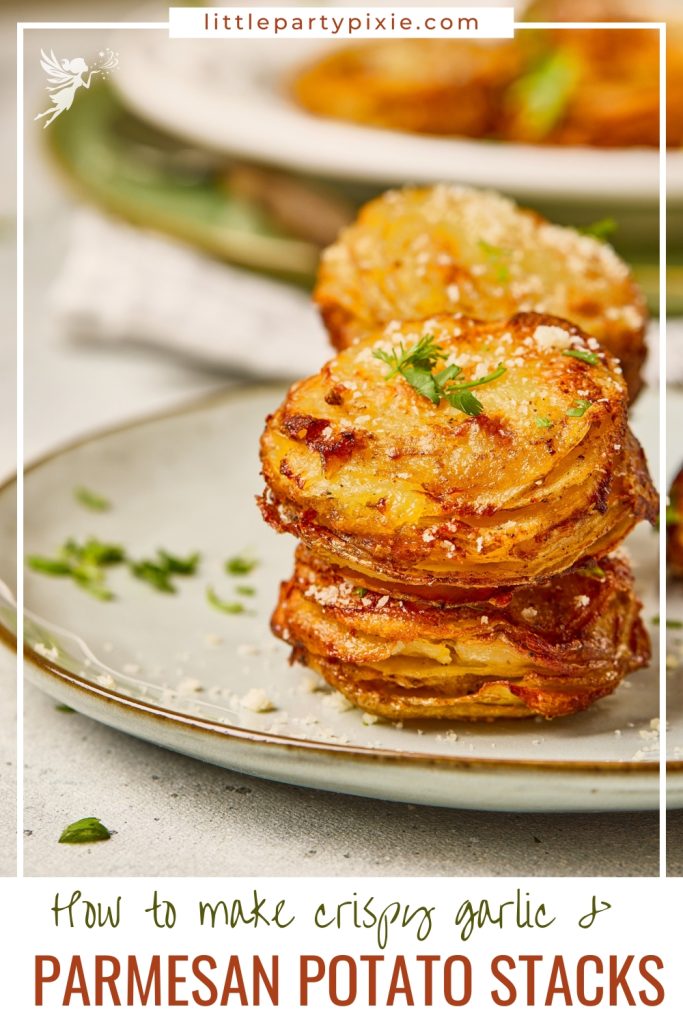 Parmesan Garlic Potato Stacks