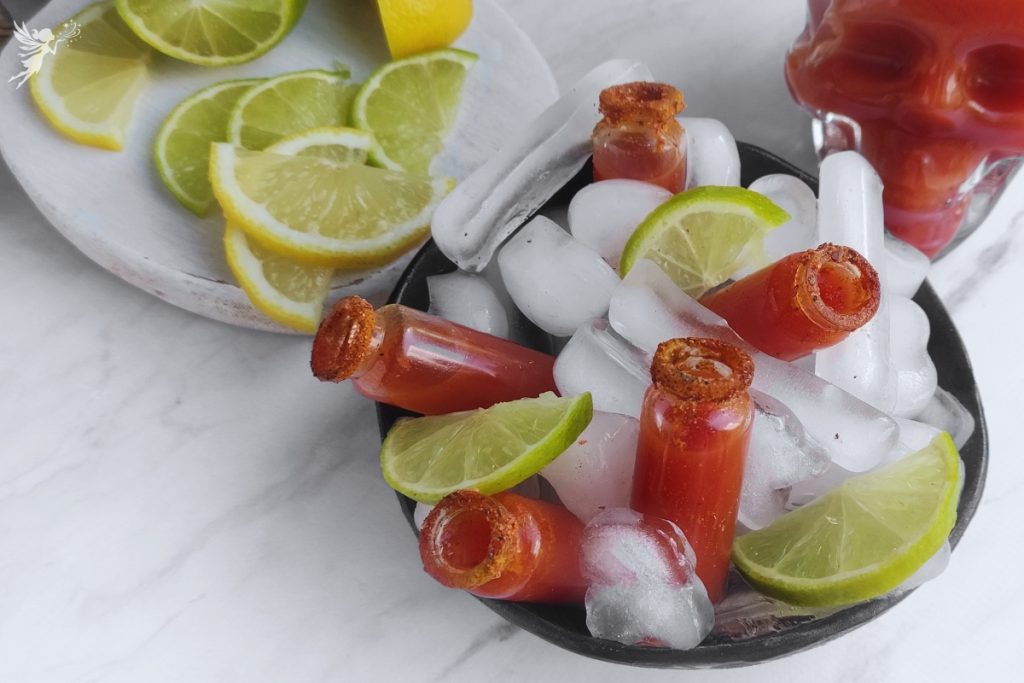 Vampire Bloody Mary Shots