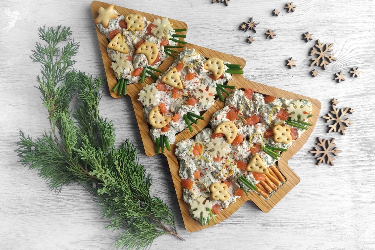 Salmon Dip Christmas Tree