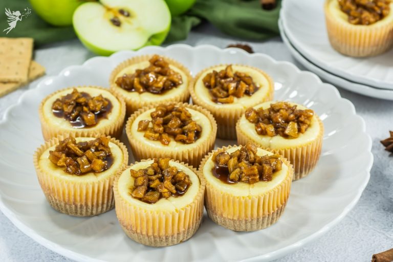 Caramel Apple Cheesecakes