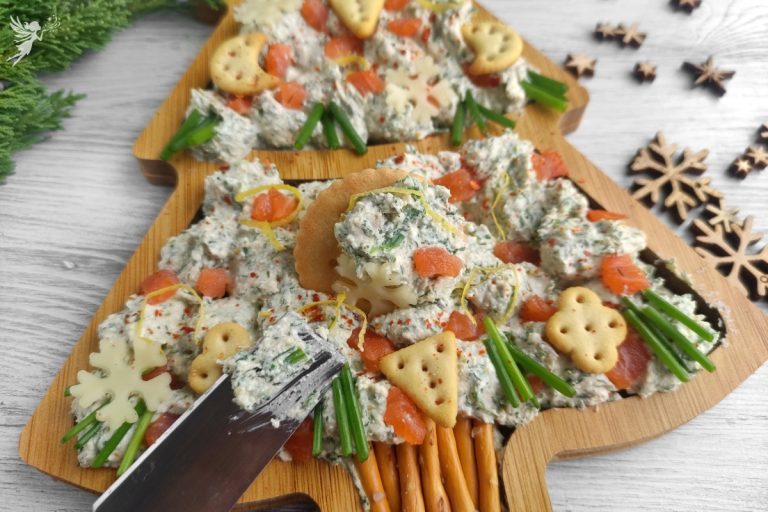 Salmon Dip Christmas Tree