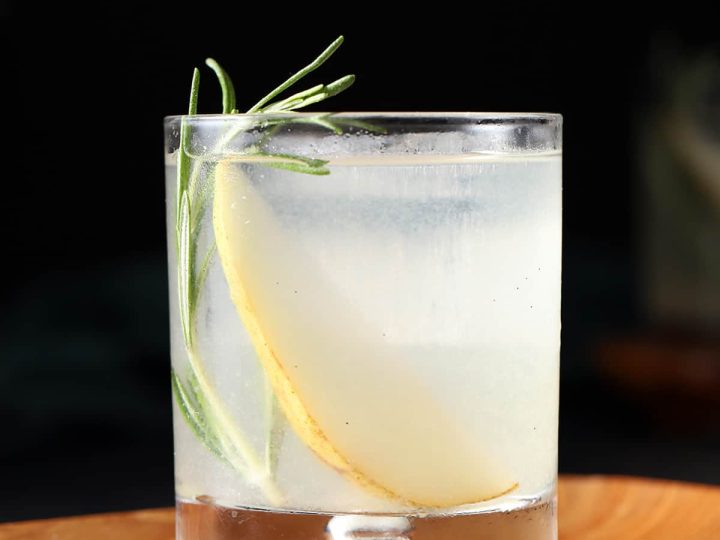 Pear Gin Rosemary Cocktail