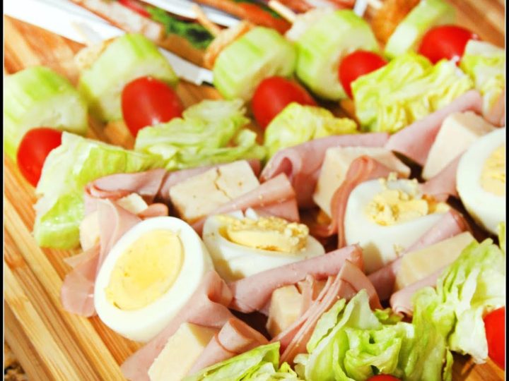 Chef Salad on a Stick