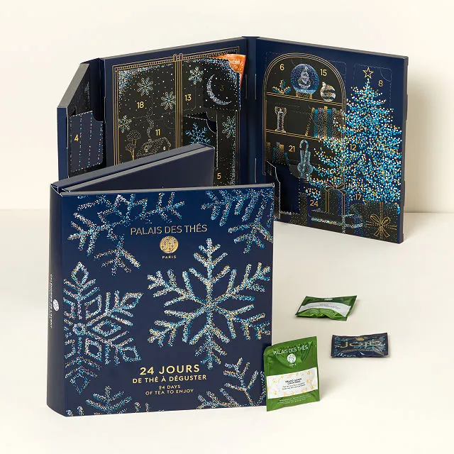 boxed tea advent calendar from uncommon goods