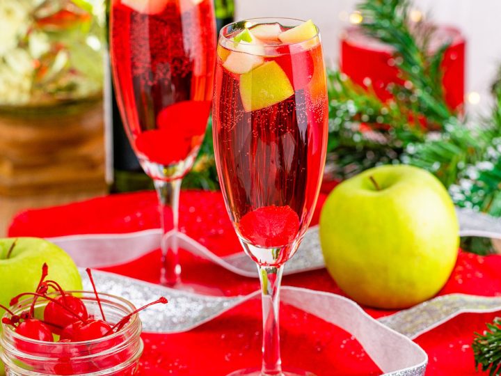 Christmas Mimosa Mocktails