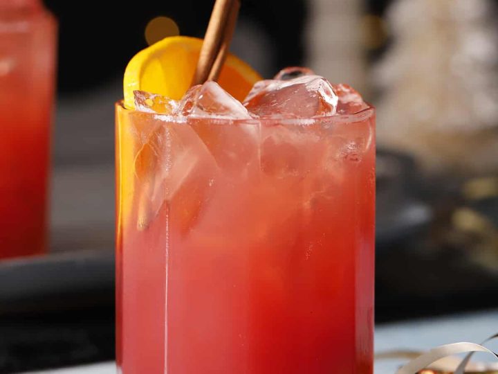 Sparkling Cherry Holiday Mocktail