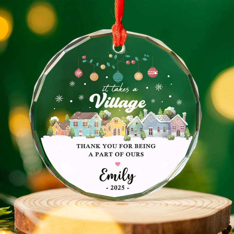 etsy hanging decoration it takes a village