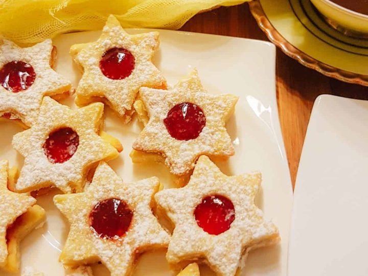 Keto Almond Flour Linzer Cookies