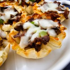 Philly Cheesesteak Phyllo Bites Recipe