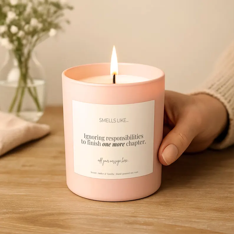 One More Chapter Soy Candle Etsy