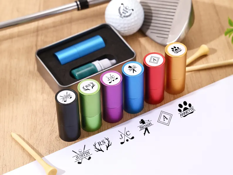 golf stamps etsy