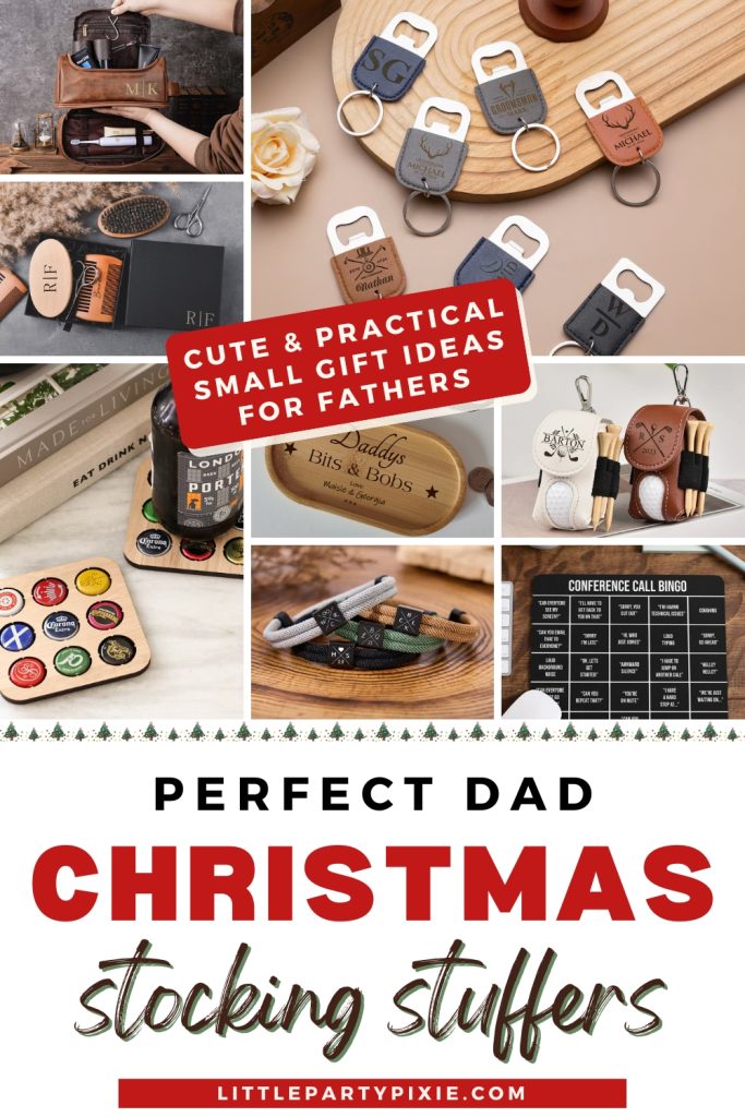 collage of images mens persoanlized gifts ideal for dads christmas stocking filelrs