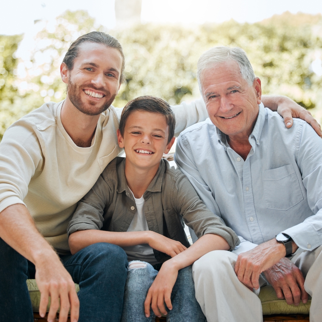 3 generations of men for fathers day