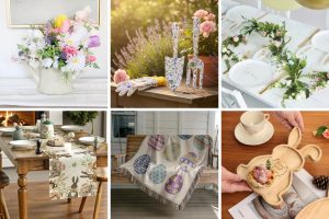 collage of images easter hostess gifts